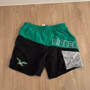 Mitchell and Ness Eagles Shorts Nylon